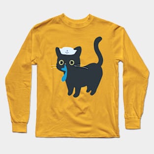 Fisherman Cat Long Sleeve T-Shirt